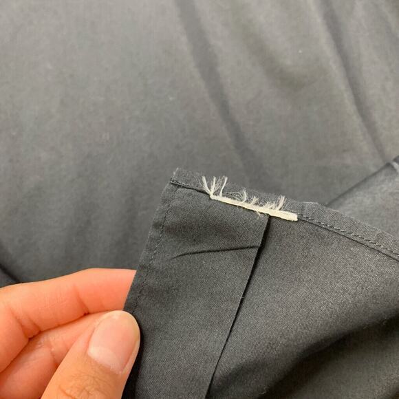 14th Union Shirt Mens 16 Black Button Up Long Sleeve Wrinkle Resistant Trim Fit - Picture 8 of 10